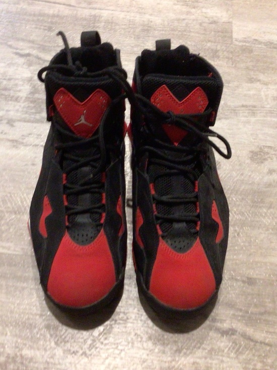 Jordan Other - Jordan High-Top Basketball Sneakers in Black & Red